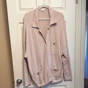 J. Jill Blush Knit Cardigan with Pockets